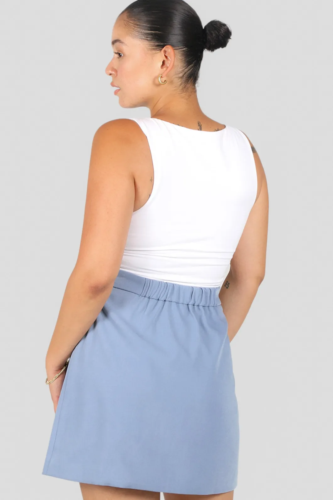 Fayt Skirts | ANA SKIRT POWDER BLUE
