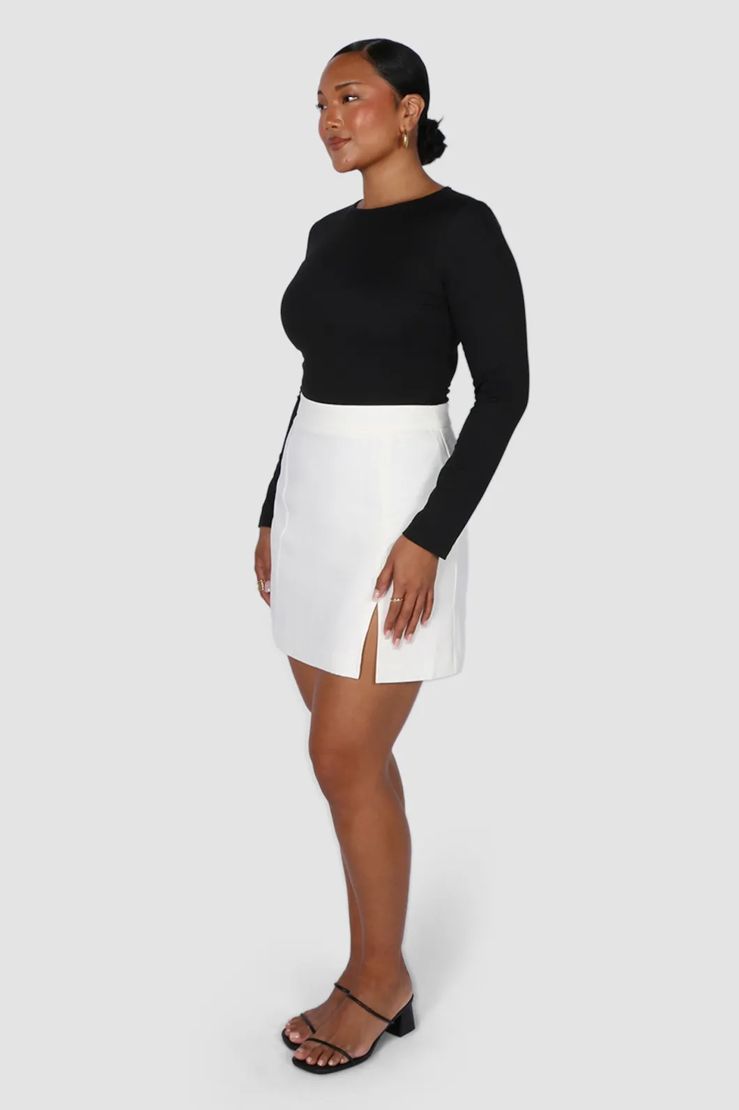 Fayt Skirts | ANA SKIRT WHITE