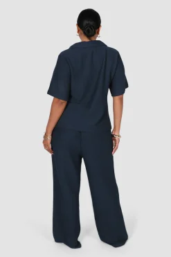 Fayt Tops | Sets | ARDEN SHIRT NAVY