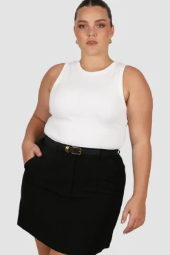 Fayt Skirts | BENNETT SKIRT BLACK