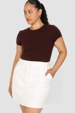 Fayt Skirts | BENNETT SKIRT WHITE