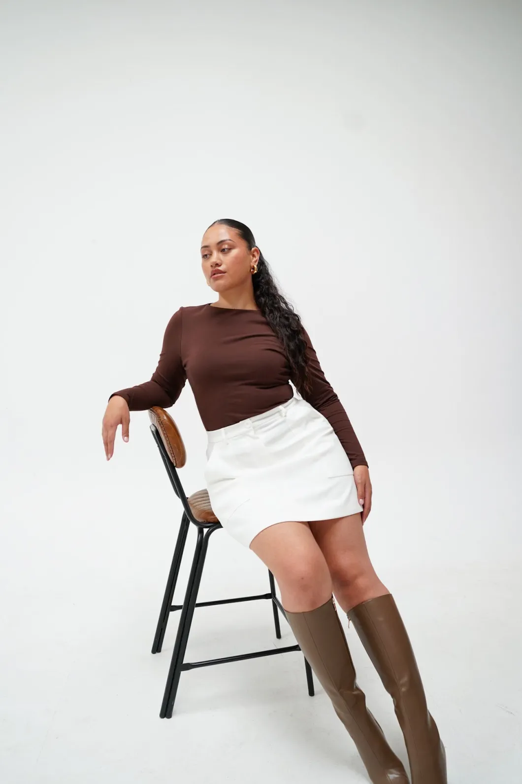 Fayt Skirts | BENNETT SKIRT WHITE