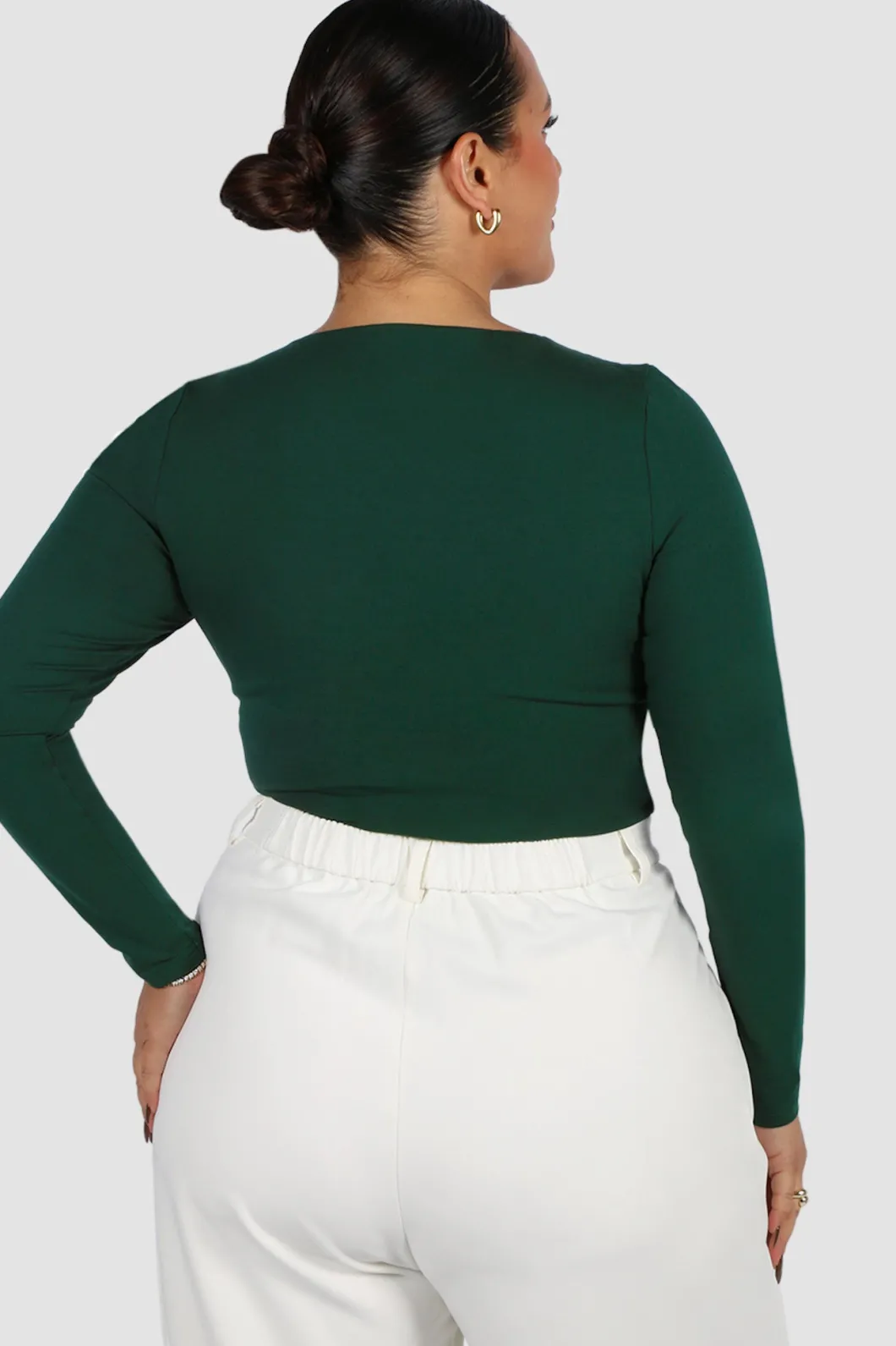 Fayt Tops | BUTTERY LONG SLEEVE DEEP GREEN