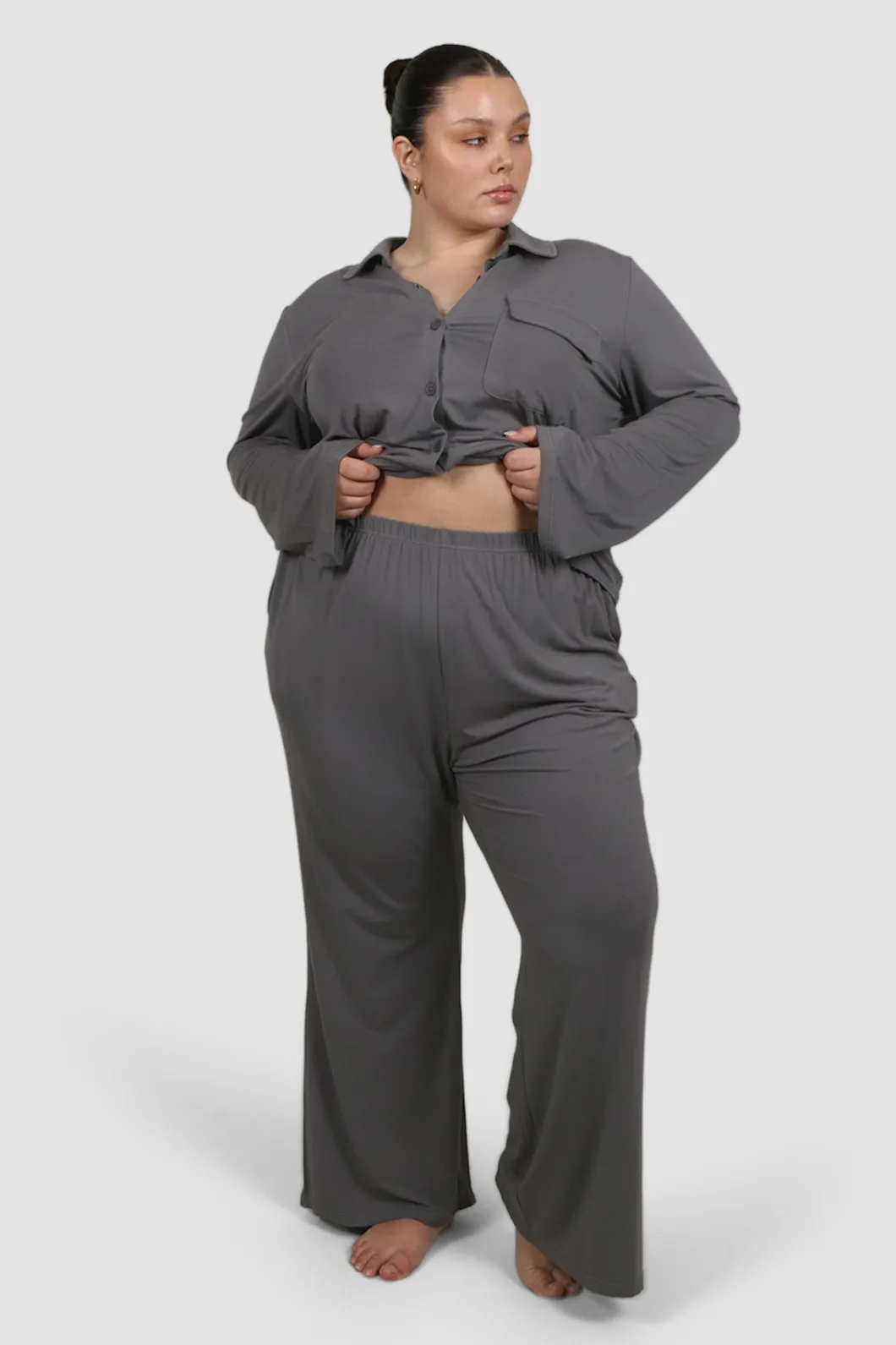 Fayt Sets | BUTTERY SLEEP PANT GREY