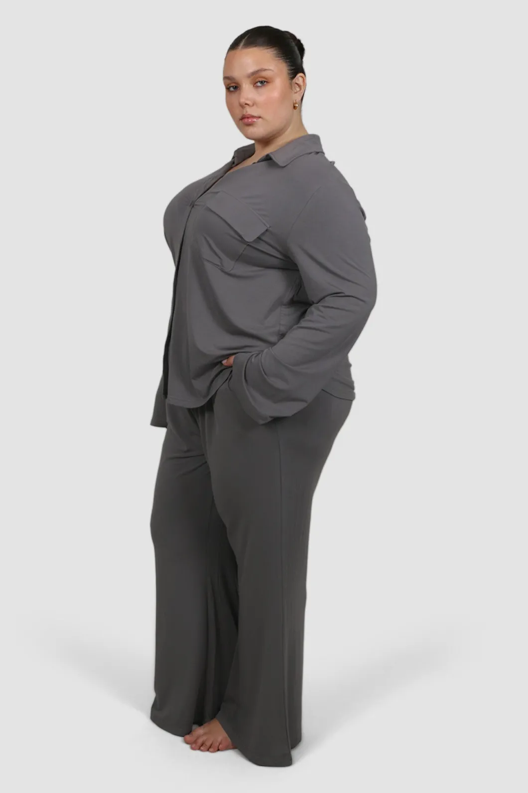 Fayt Sets | BUTTERY SLEEP PANT GREY