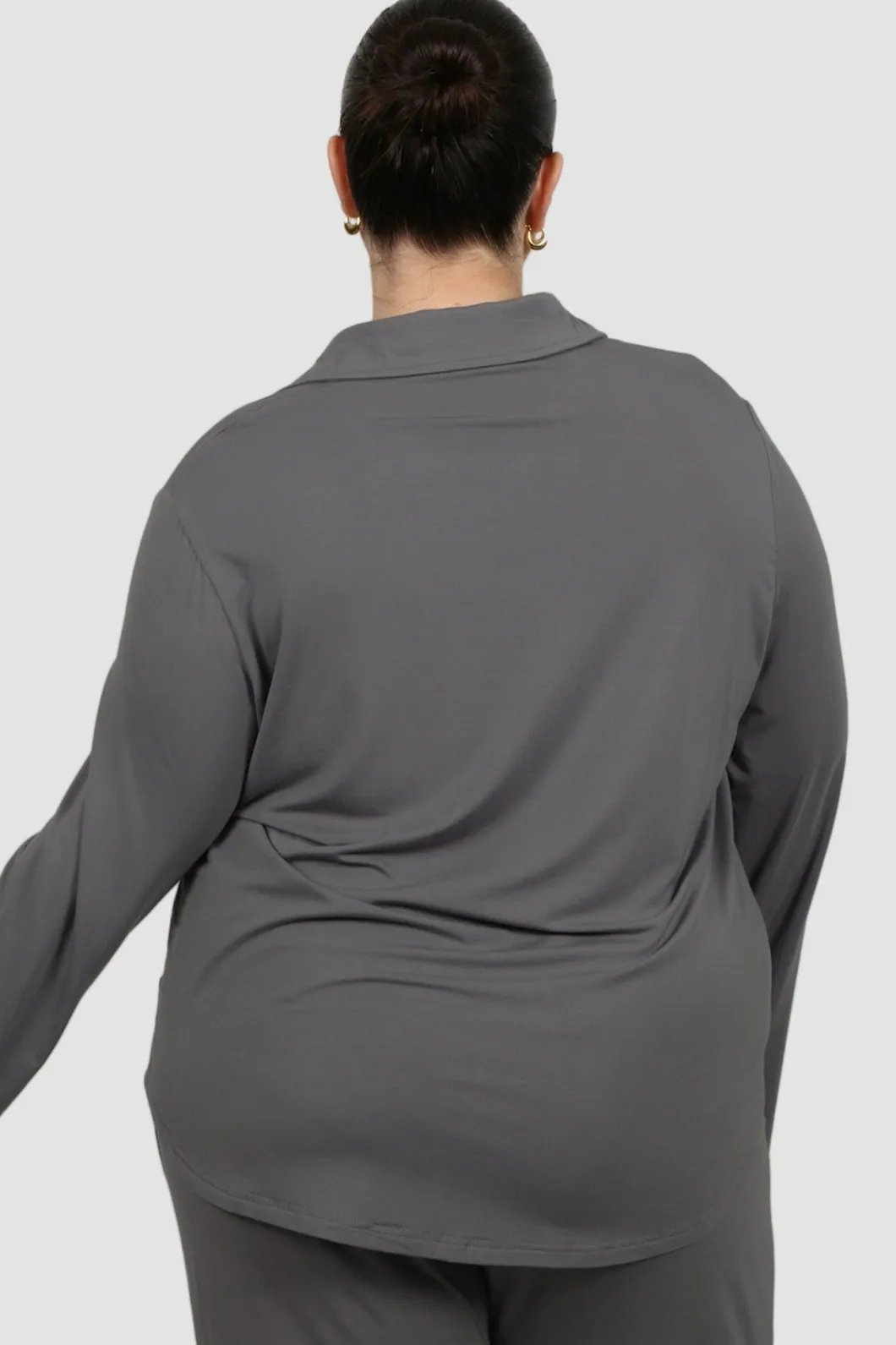 Fayt Tops | Sets | BUTTERY SLEEP TOP L/S GREY
