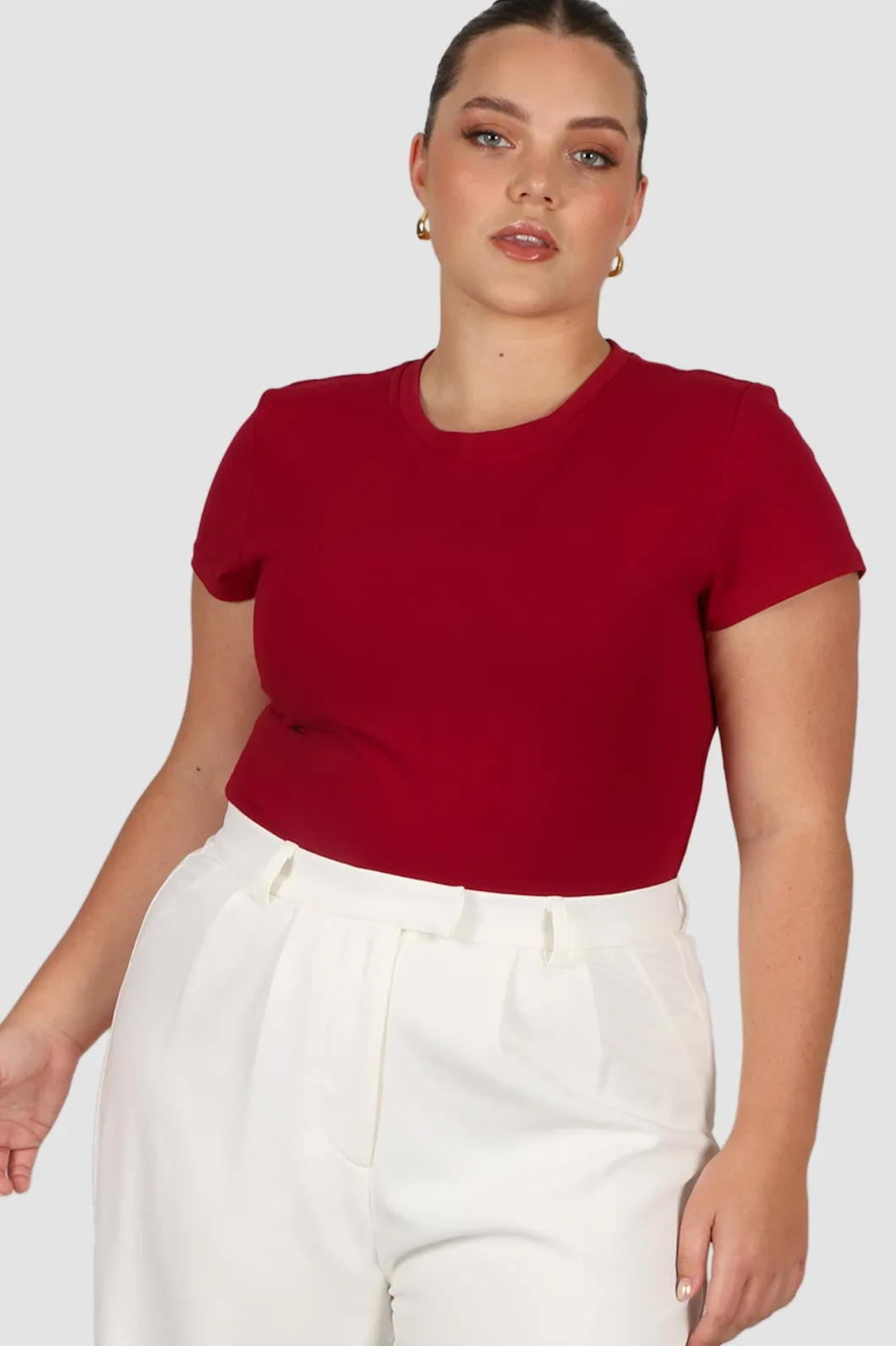 Fayt Tops | BUTTERY TEE CHERRY