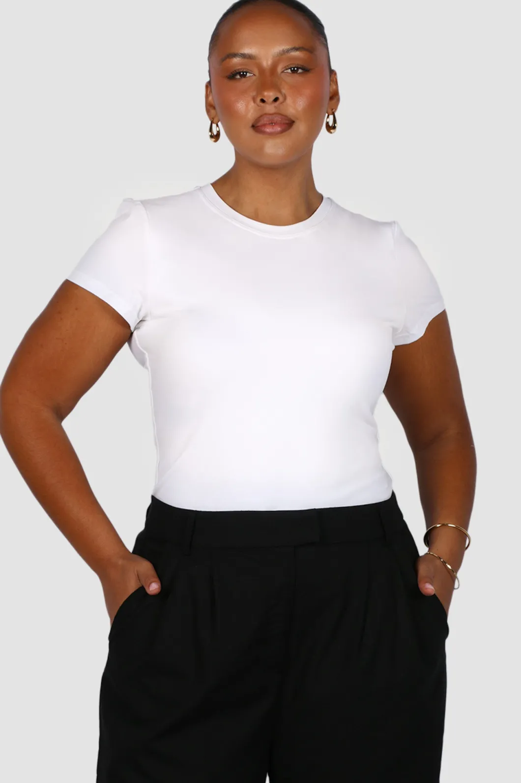 Fayt Tops | BUTTERY TEE WHITE