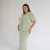 Fayt Tops | CHELSEA FULL LENGTH TOP SOFT GREEN