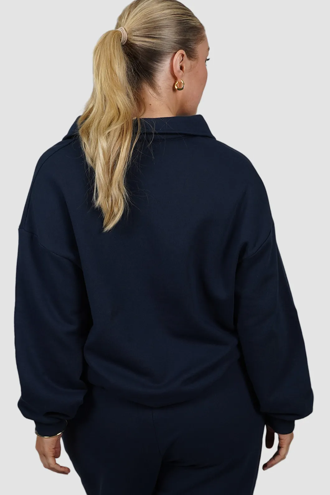 Fayt Tops | Sweaters & Knits | COLLAR CREW MIDNIGHT