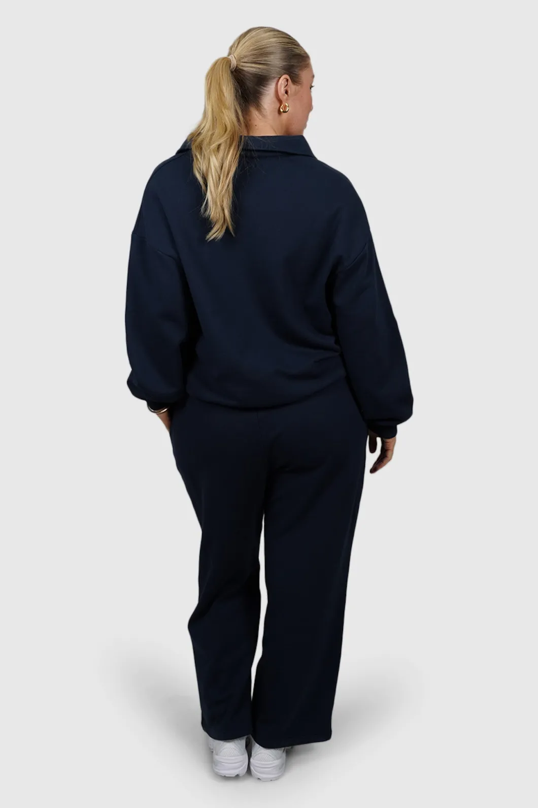 Fayt Tops | Sweaters & Knits | COLLAR CREW MIDNIGHT