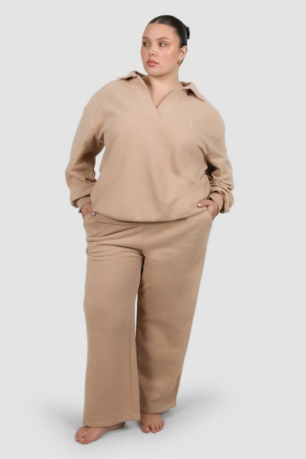 Fayt Tops | Sweaters & Knits | COLLAR CREW NEUTRAL