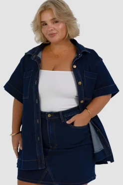 Fayt Denim | Jeans | COMO DENIM SHIRT MIDNIGHT BLUE