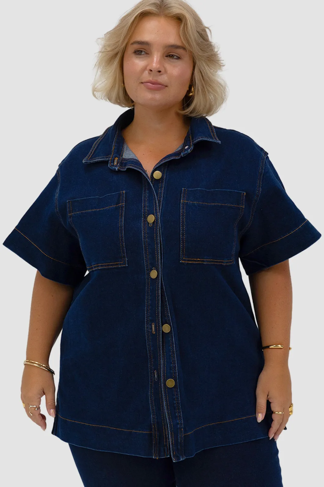 Fayt Denim | Jeans | COMO DENIM SHIRT MIDNIGHT BLUE