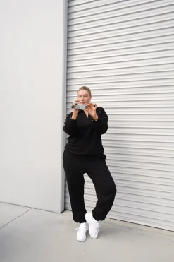 Fayt Sets | CUFF SWEATPANT BLACK