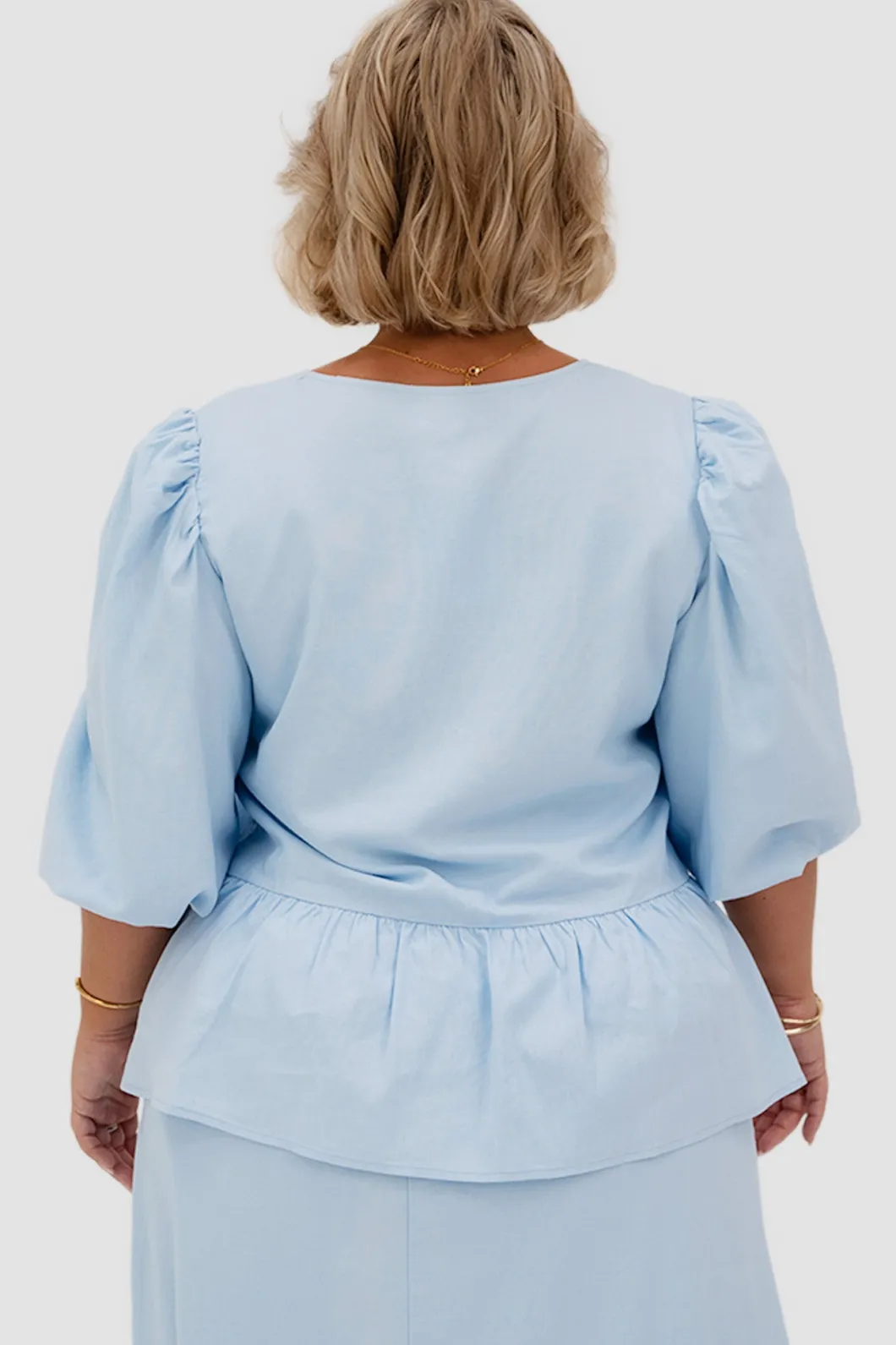 Fayt Tops | FAWN TOP SOFT BLUE