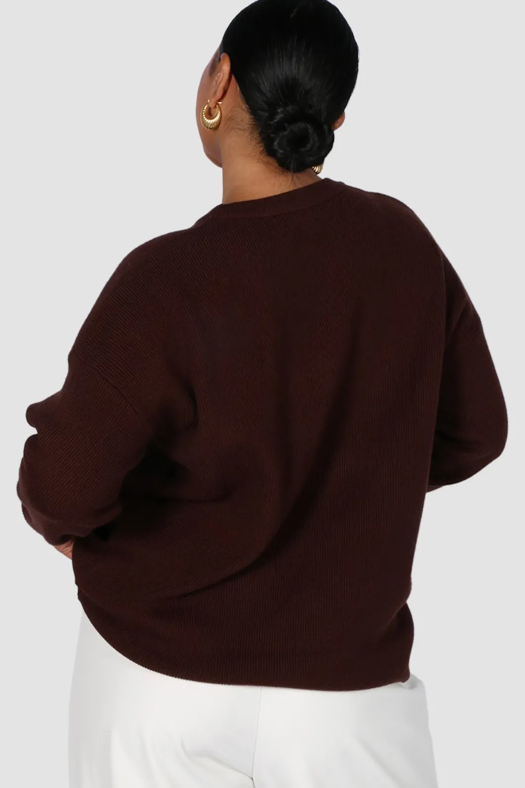 Fayt Tops | Sweaters & Knits | KNIT SWEATER CHOCOLATE