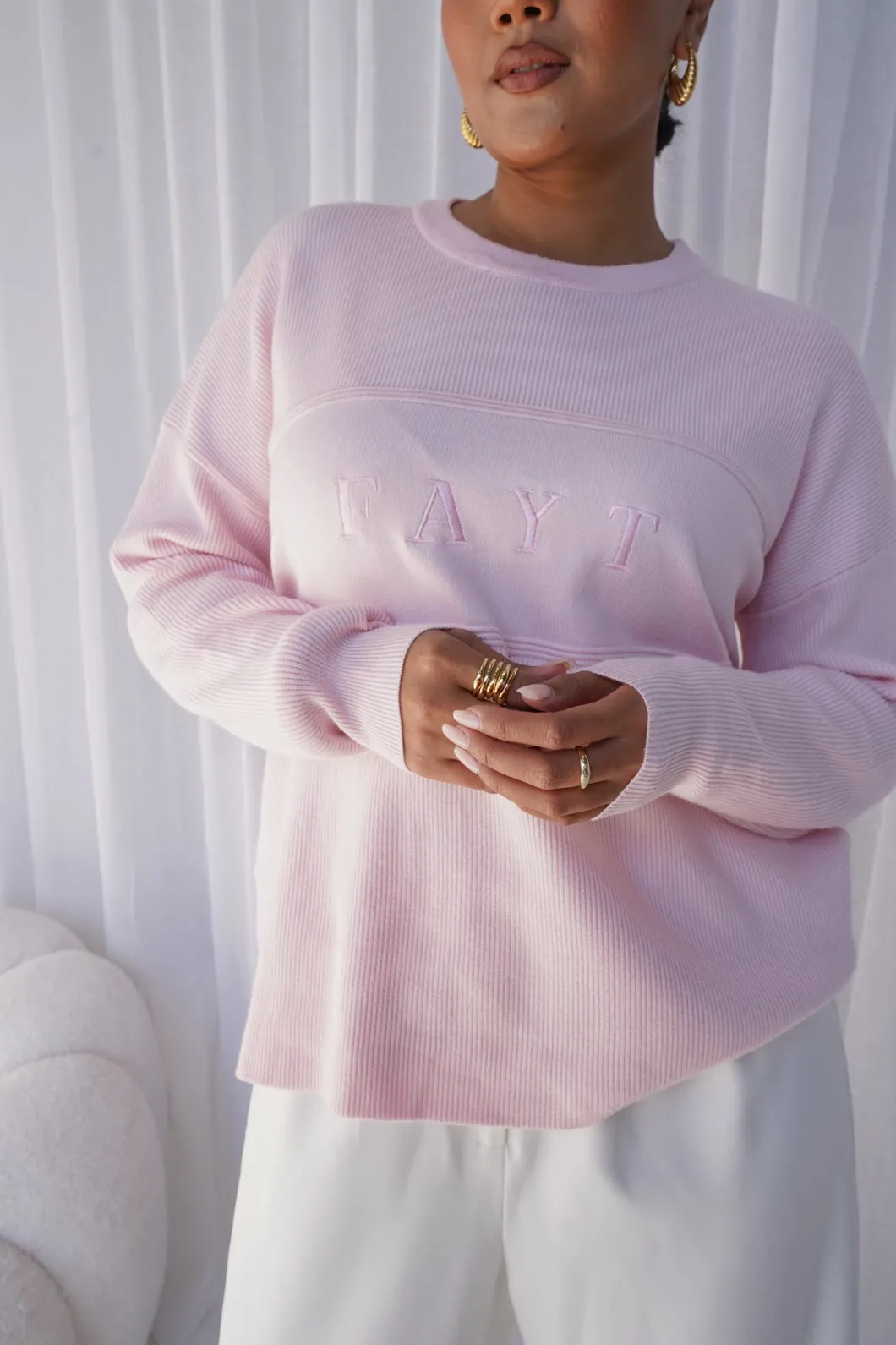 Fayt Tops | Sweaters & Knits | KNIT SWEATER PINK