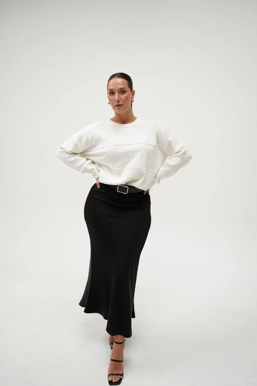 Fayt Tops | Sweaters & Knits | KNIT SWEATER WHITE