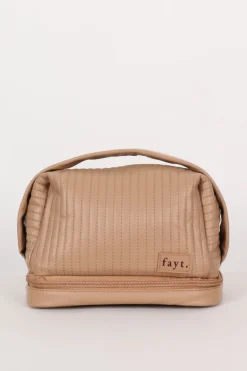 Fayt Accessories | MAKEUP BAG COFFEE