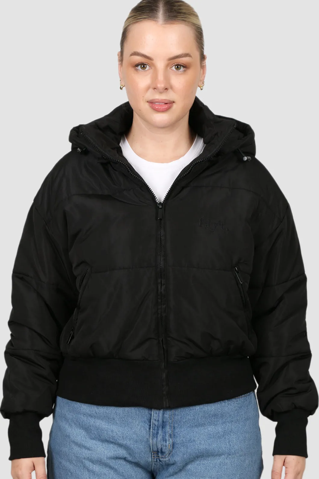 Fayt Activewear | Activewear | PUFFER JACKET BLACK