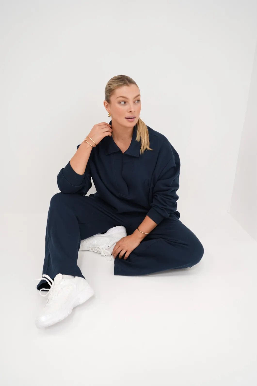 Fayt Sets | FLARE SWEATPANT MIDNIGHT