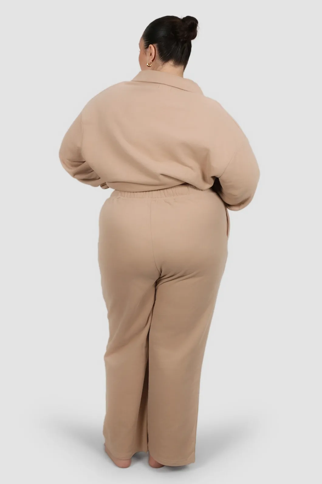 Fayt Sets | FLARE SWEATPANT NEUTRAL
