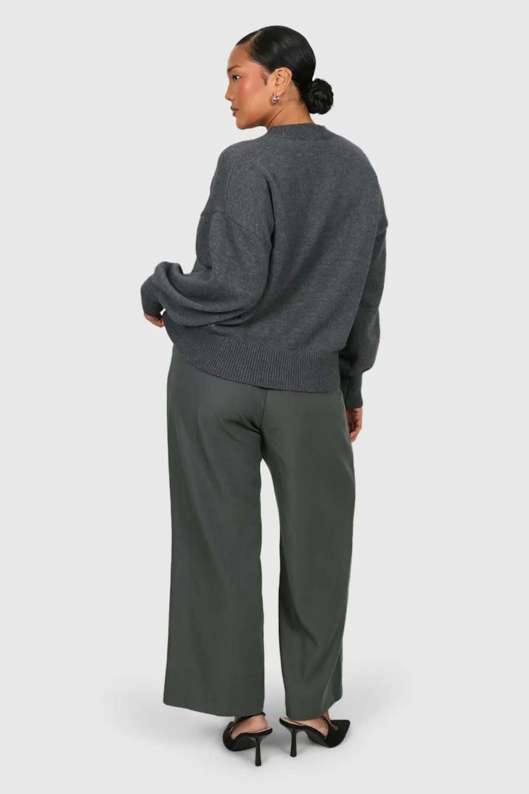 Fayt Tops | Sweaters & Knits | HARPER KNIT GREY