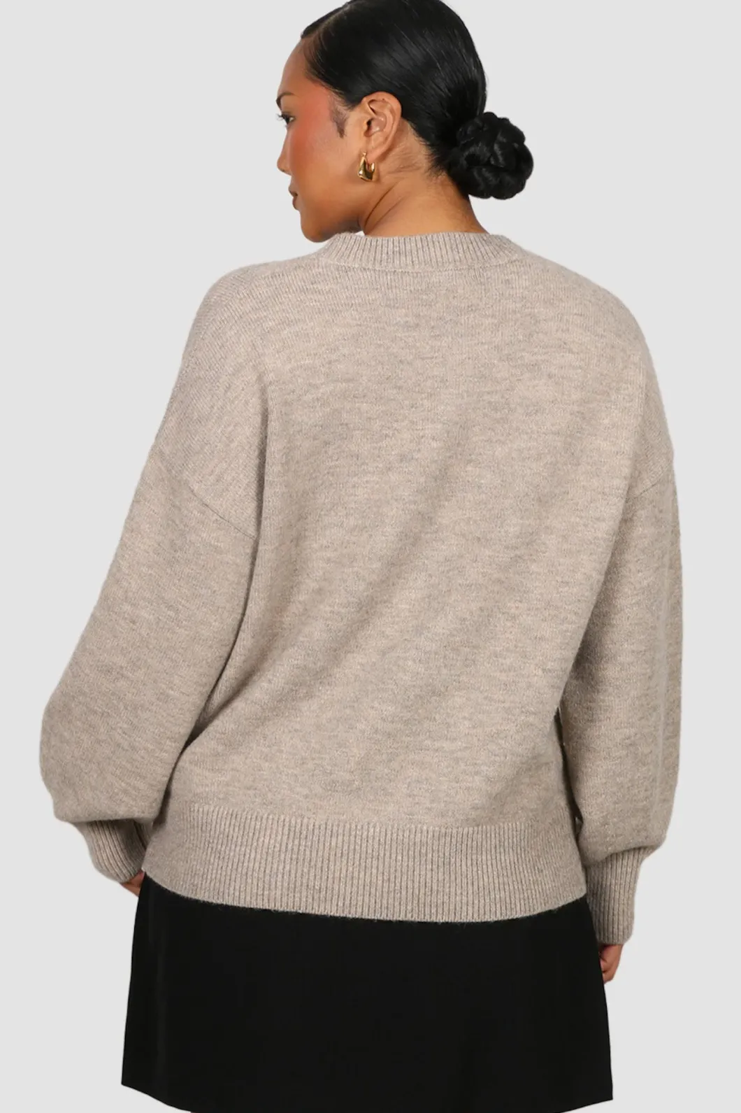 Fayt Jackets, Knits & Coats | Tops | HARPER KNIT NEUTRAL