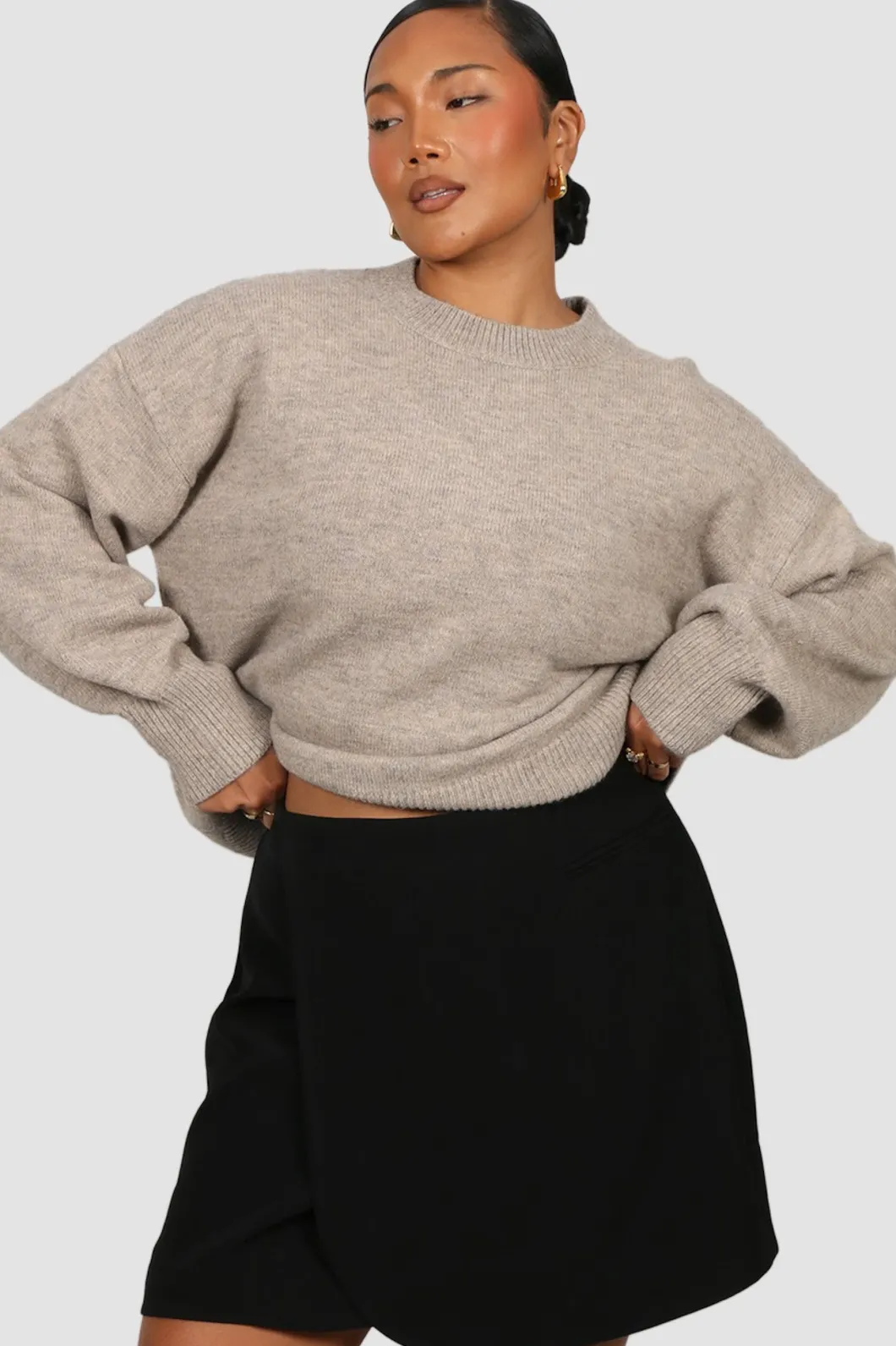Fayt Jackets, Knits & Coats | Tops | HARPER KNIT NEUTRAL