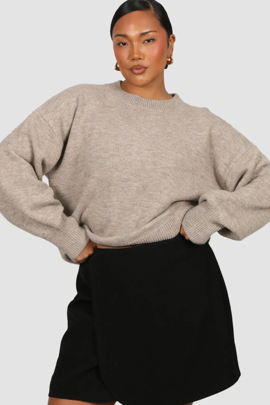 Fayt Jackets, Knits & Coats | Tops | HARPER KNIT NEUTRAL