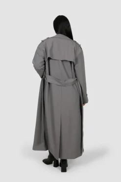 Fayt Jackets, Knits & Coats | HENDRIX TRENCH COAT GREY