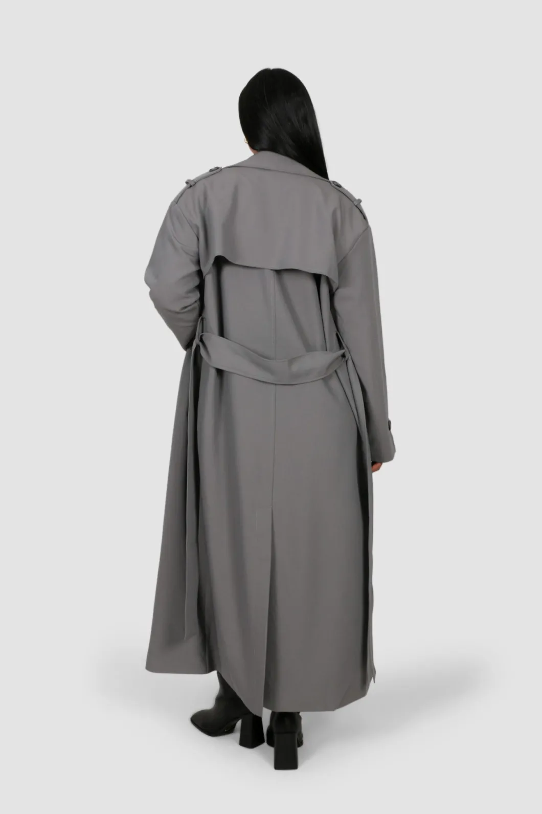 Fayt Jackets, Knits & Coats | HENDRIX TRENCH COAT GREY