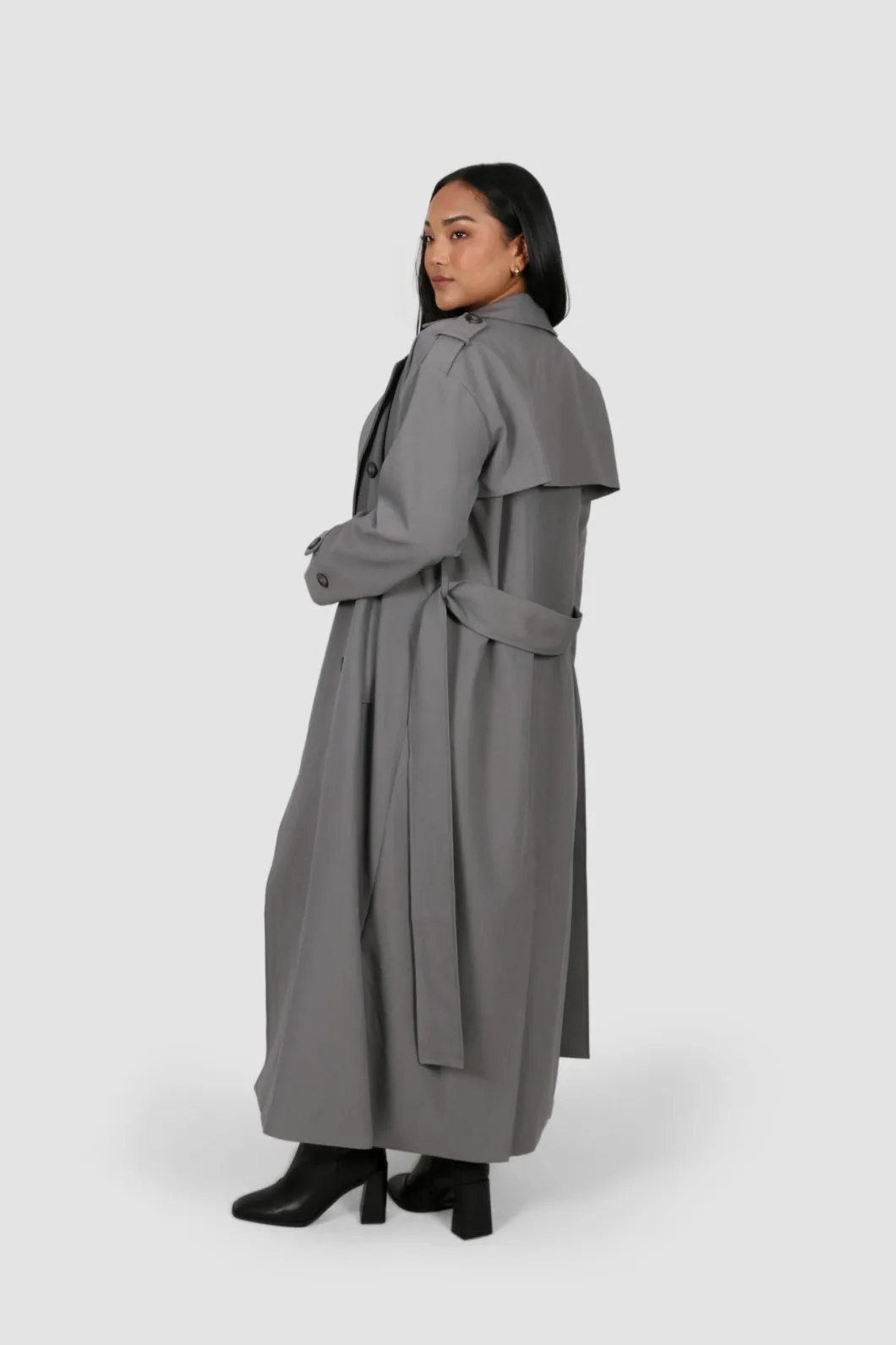 Fayt Jackets, Knits & Coats | HENDRIX TRENCH COAT GREY
