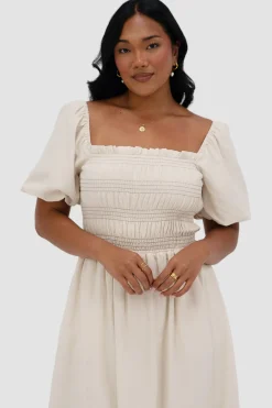 Fayt Dresses | Dresses | ISMAE MAXI DRESS NEUTRAL