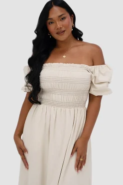 Fayt Dresses | Dresses | ISMAE MAXI DRESS NEUTRAL