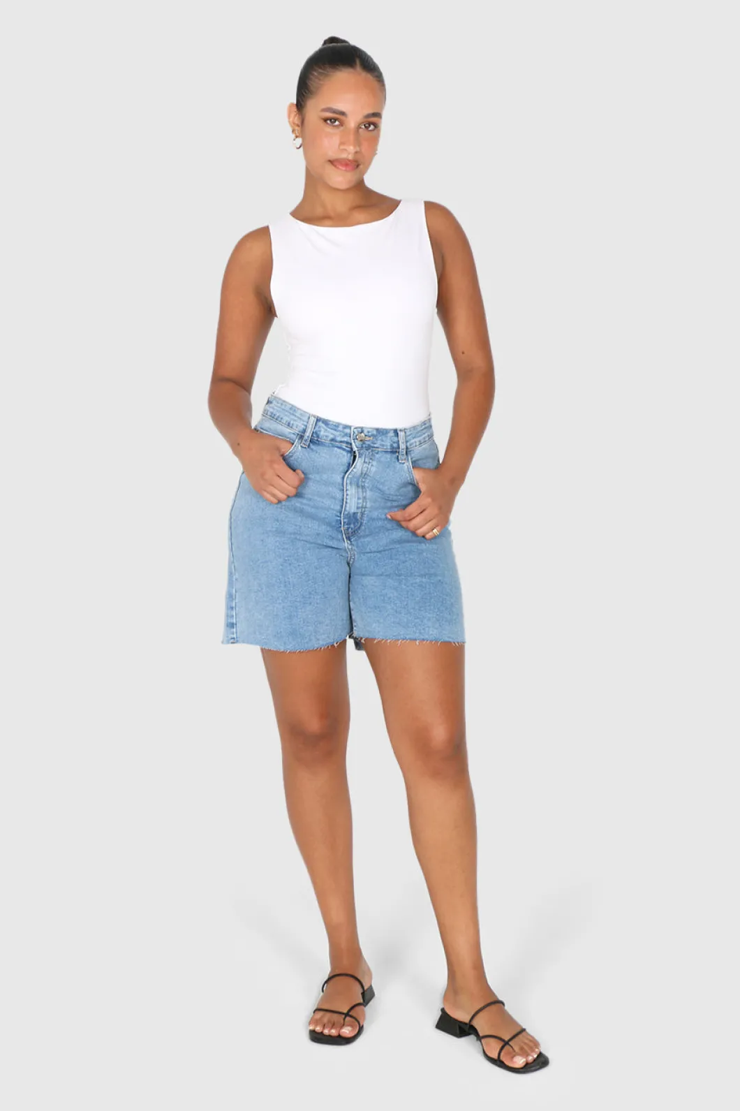 Fayt Denim | Jeans | JAGGER DENIM SHORT BLUE WASH
