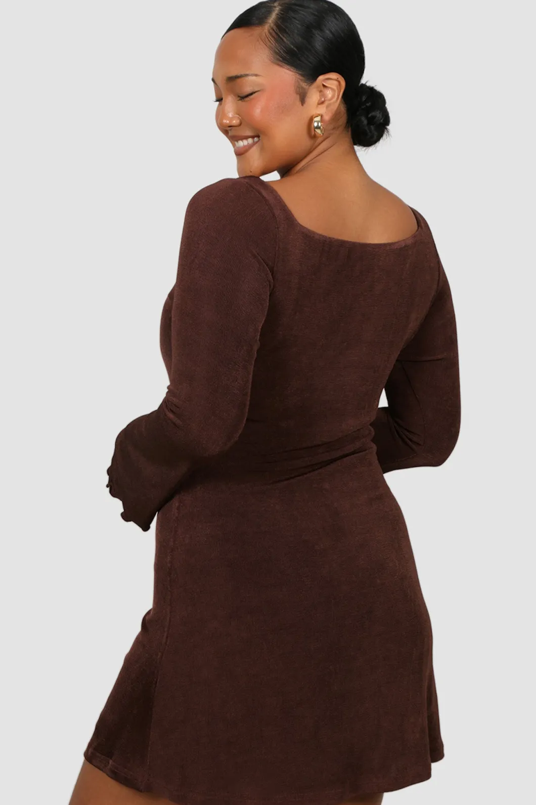 Fayt Dresses | Dresses | KENZIE MINI DRESS ESPRESSO