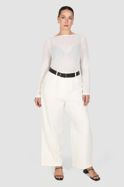 Fayt Tops | MARZA TOP WHITE