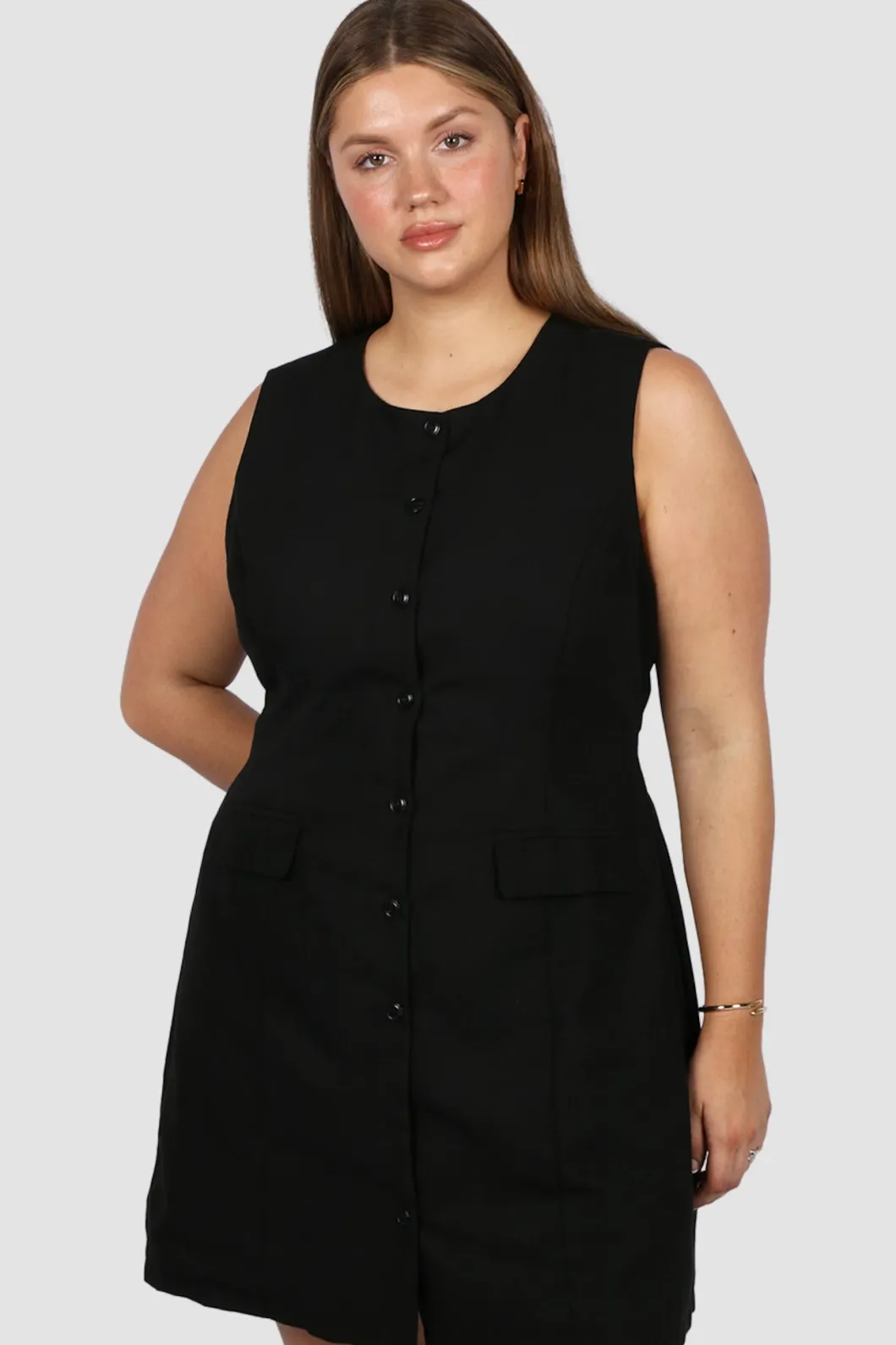 Fayt Dresses | Dresses | MAVEN BUTTON DRESS BLACK