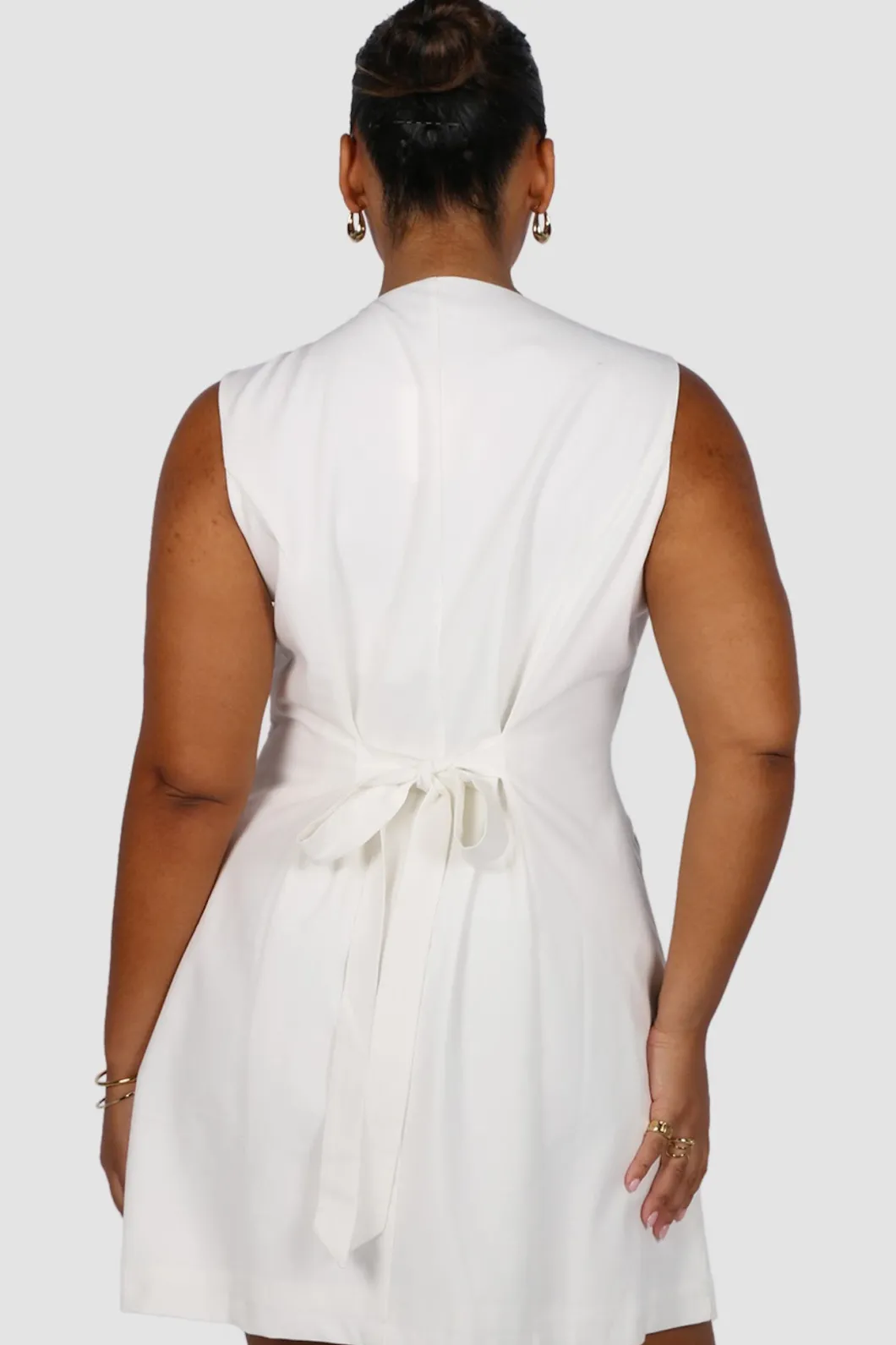 Fayt Dresses | Dresses | MAVEN BUTTON DRESS WHITE