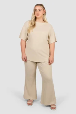 Fayt Tops | Sets | NOLYN RIB TEE VANILLA