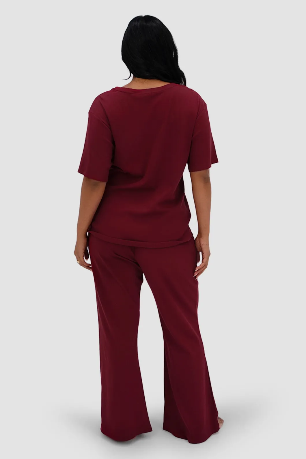 Fayt Tops | Sets | NOLYN RIB TEE WINE
