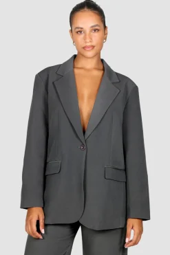 Fayt Jackets, Knits & Coats | PORSCHA BLAZER CHARCOAL
