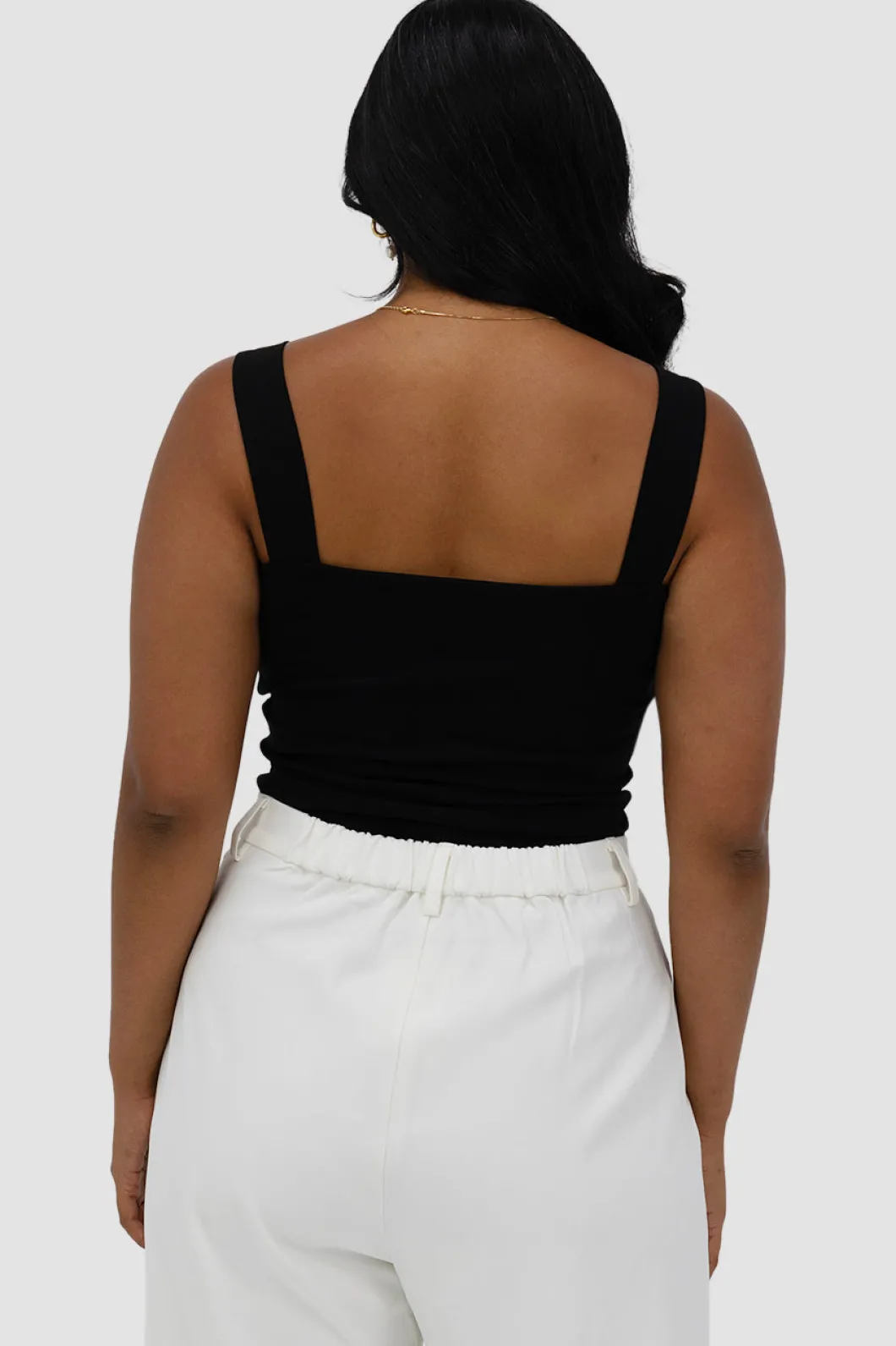 Fayt Tops | QUINN FULL LENGTH TOP BLACK