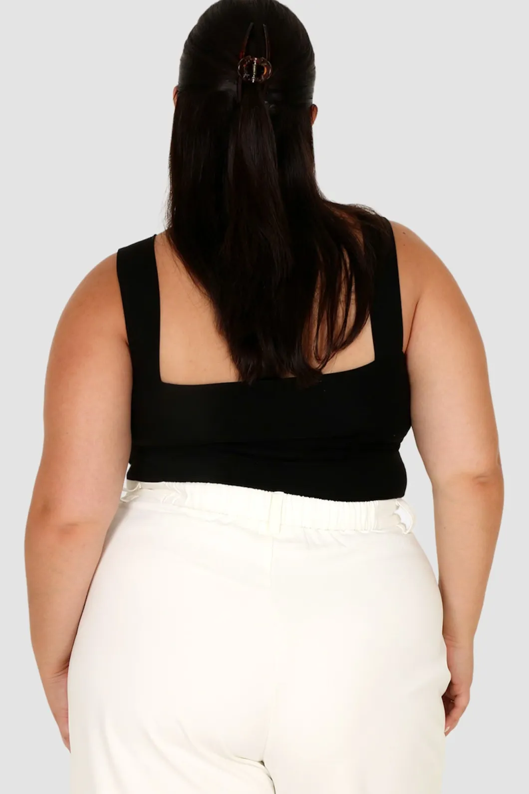 Fayt Tops | QUINN FULL LENGTH TOP BLACK