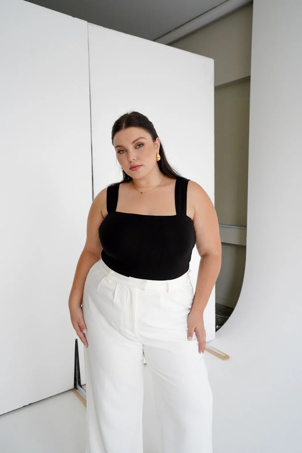 Fayt Tops | QUINN FULL LENGTH TOP BLACK