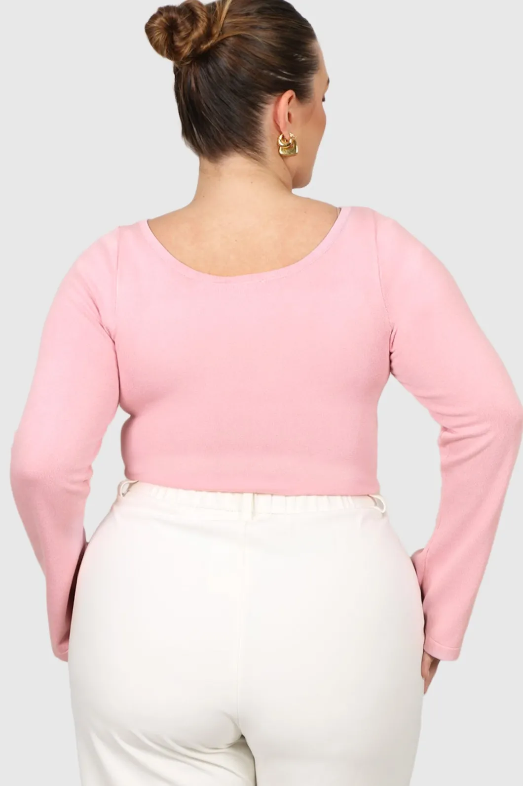 Fayt Tops | Jackets, Knits & Coats | RAE KNIT TOP PINK
