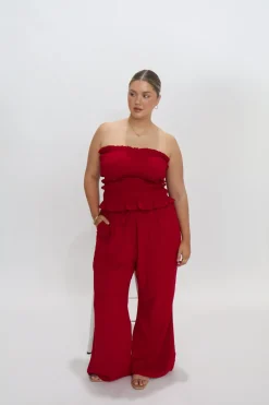Fayt Sets | RAYA PANTS RED