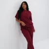 Fayt Sets | RAYLN RIB PANTS WINE